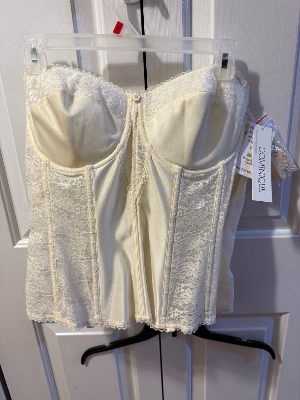 Dominique Bras: Colette Lace Corset Bridal Bra 8949 Ivory Size 38D